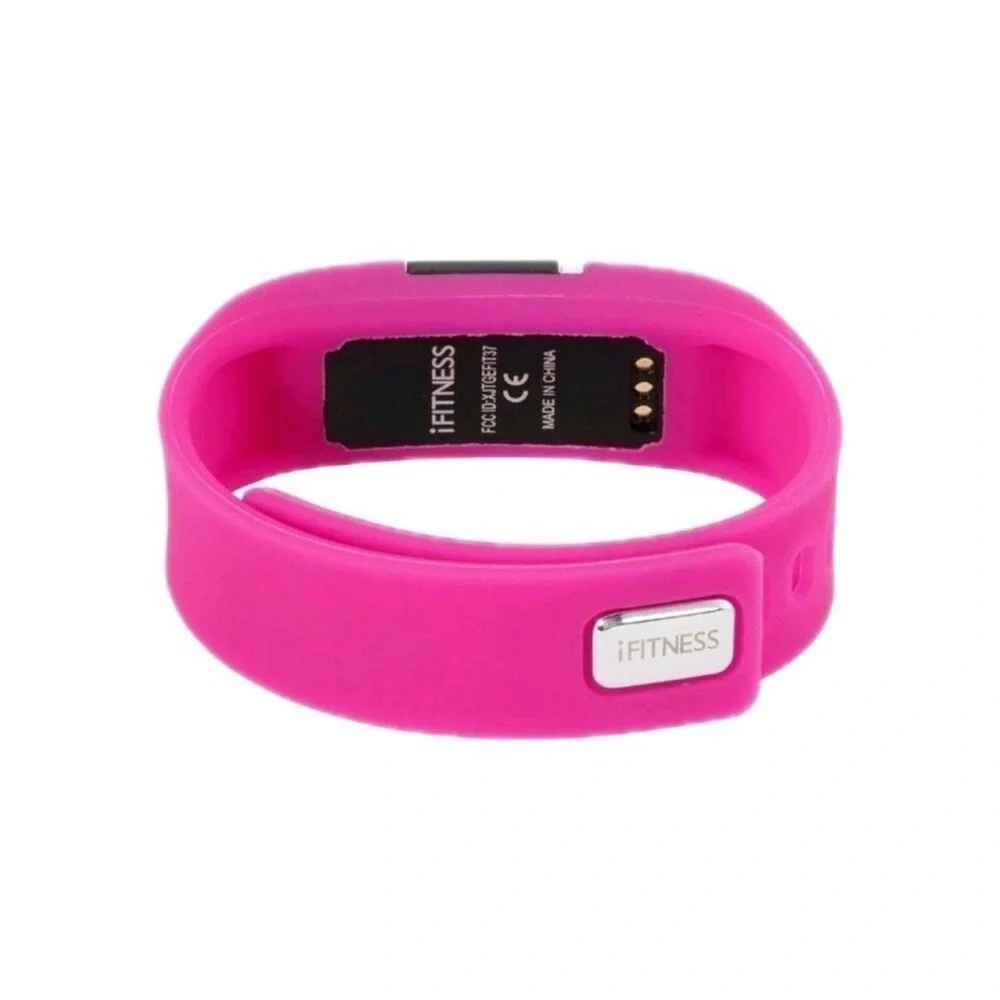 iFITNESS Ladies Exercise Watch Set Pedometer Activity Tracker Hot Pink / Black